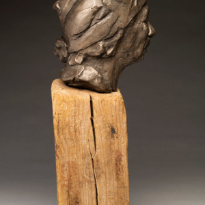 A Quiet Moment, 2020<br>Bronze, Edition of 9, 21" x 7" x 9"