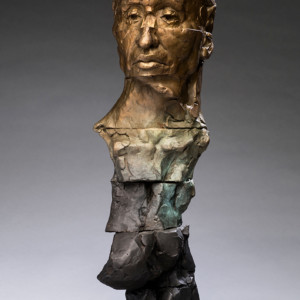 Totem No. 1, 2016<br>Bronze, Edition of 9, 24" x 7" x 8"