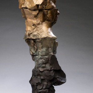 Totem No. 1, 2016<br>Bronze, Edition of 9, 24" x 7" x 8"
