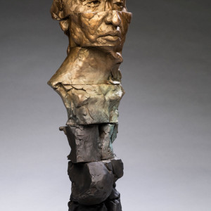 Totem No. 1, 2016<br>Bronze, Edition of 9, 24" x 7" x 8"