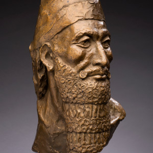 The King, 2015<br>Bronze, Edition of 9, 30" x 10" x 10"