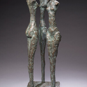 The Three Graces, 2015<br>Bronze, Edition of 11, 25" x 9" x 9"