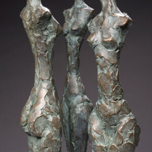 The Three Graces, 2015<br>Bronze, Edition of 11, 25" x 9" x 9"