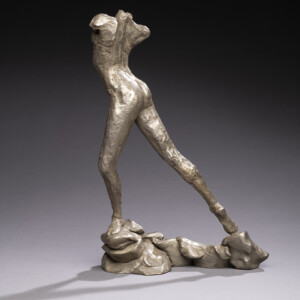 Gesture Study No. 2, 2021<br>Bronze, Edition of 9, 16" x 10" x 6"