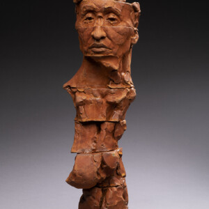 Totem No. 1, 2016<br>Iron, Edition of 9, 24" x 7" x 8"