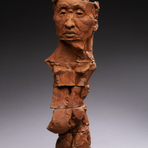 Totem No. 1, 2016<br>Iron, Edition of 9, 24" x 7" x 8"