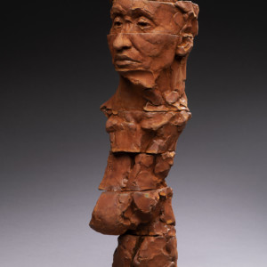 Totem No. 1, 2016<br>Iron, Edition of 9, 24" x 7" x 8"