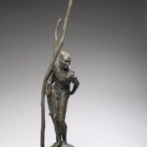 The Seeker, 2022<br>Bronze, Edition of 9, 35" x 11" x 8"