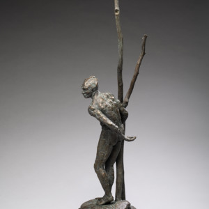 The Seeker, 2022<br>Bronze, Edition of 9, 35" x 11" x 8"