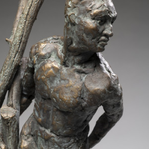 The Seeker, 2022<br>Bronze, Edition of 9, 35" x 11" x 8"