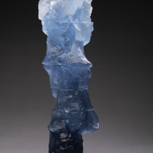 Totem No. 1, 2016<br>Glass, Edition of 9, 24" x 7" x 8"