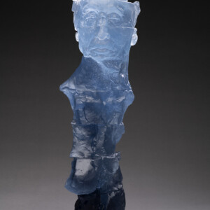 Totem No. 1, 2016<br>Glass, Edition of 9, 24" x 7" x 8"