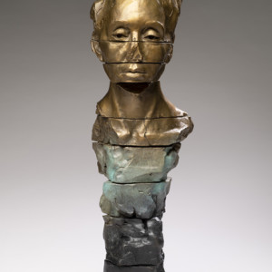 Totem No. 2, 2017<br>Bronze, Edition of 9, 29" x 8" x 9"