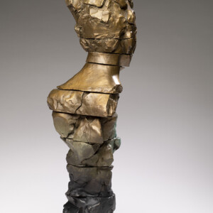 Totem No. 2, 2017<br>Bronze, Edition of 9, 29" x 8" x 9"