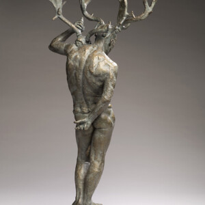 Twin Crowns, 2024<br>Bronze, Edition of 9, 33" x 14" x 10"